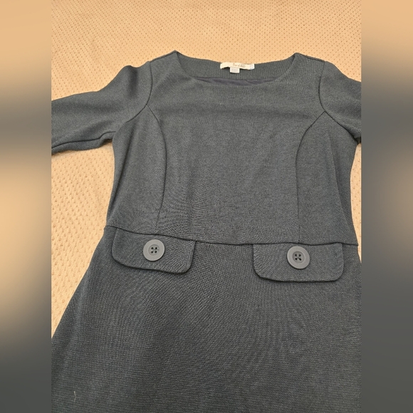 Boden Womens Short Sleeve Dress Swan Cotton Old Navy Size 6R - Picture 3 of 16